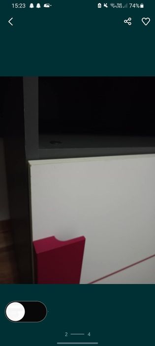 meble do pokoju biało szaro ciemno różowe