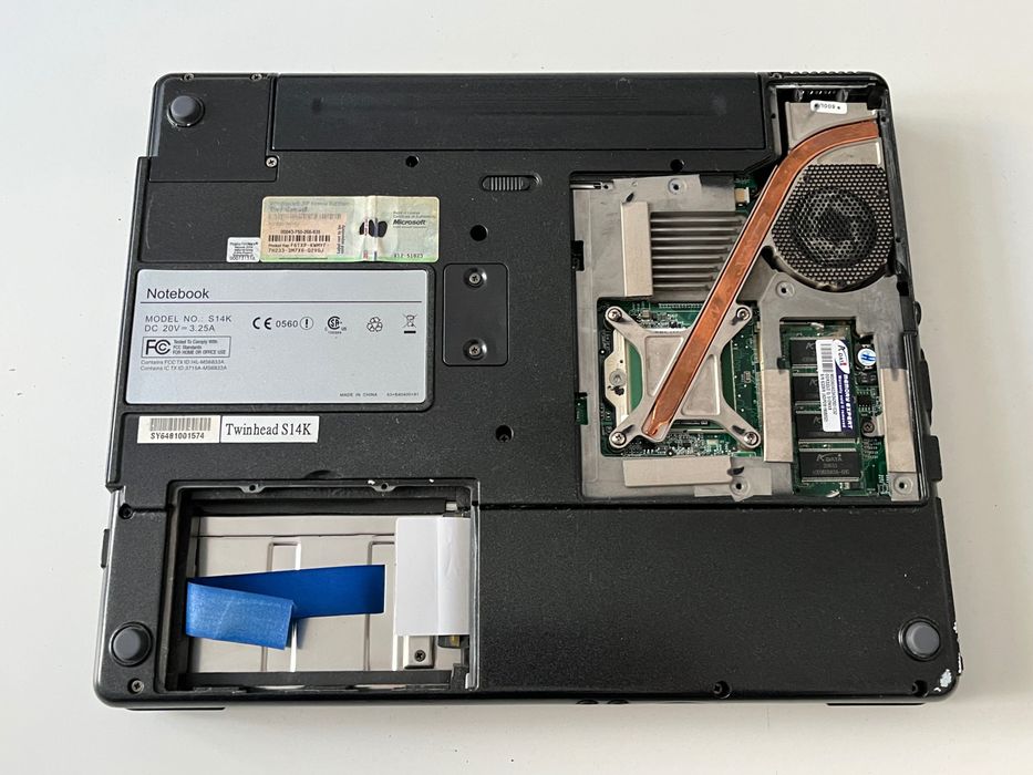 Laptop Durabook S14K Twinhead - AMD Turion64