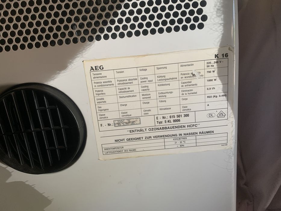 Klimatyzacja AEG przenośna
