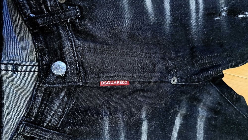 Męskie spodnie jeansowe DSQUARED 2 r.L(50) stan bardzo dobry