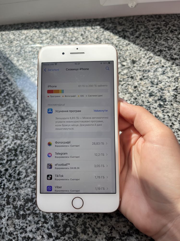 Айфон 8 plus 256 ГБ IPhone Apple: 3 699 грн. - Мобільні телефони ...