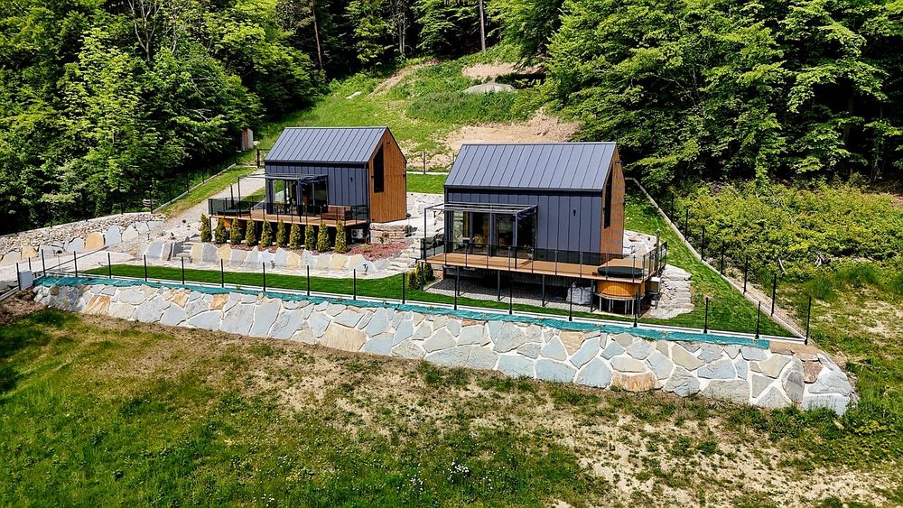 Domki Leśna Enklawa  na Ferie,Sauna,jacuzzi,las,wolne terminy OKAZJA