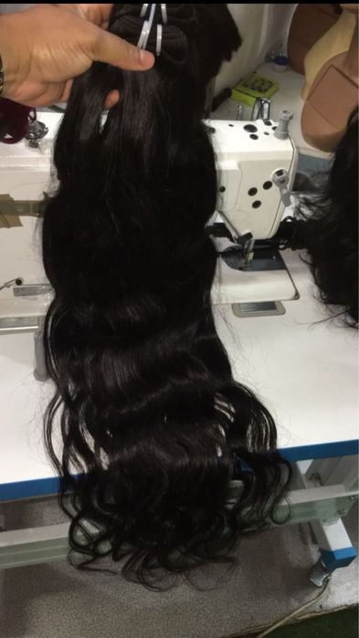 Cabelo humano ondulado 70 cm