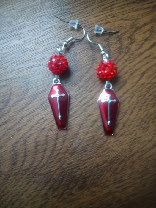 Kolczyki Gothic - trumny