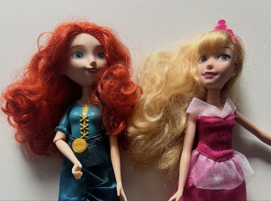 Merida waleczna Aurora śpiąca królewna Disney Mattel lalka