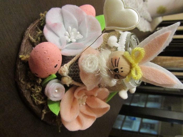 Arranjo artesanal de pascoa