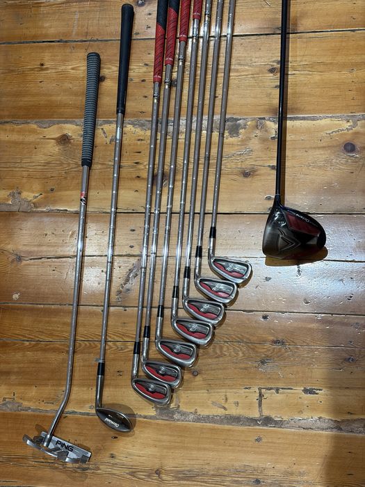 Conjunto Completo de Tacos de Golfe - Ferros, Driver, Wedge e Putter