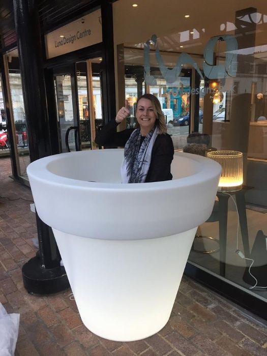 Vasos Grandes vom luz decorativos