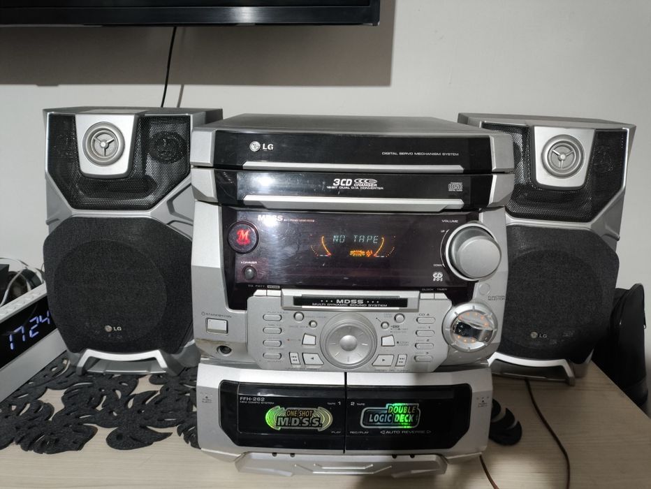 Wieża stereo LG komplet.