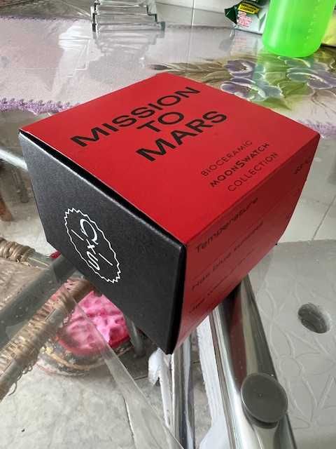 Relógio Swatch X Omega Mission to Mars