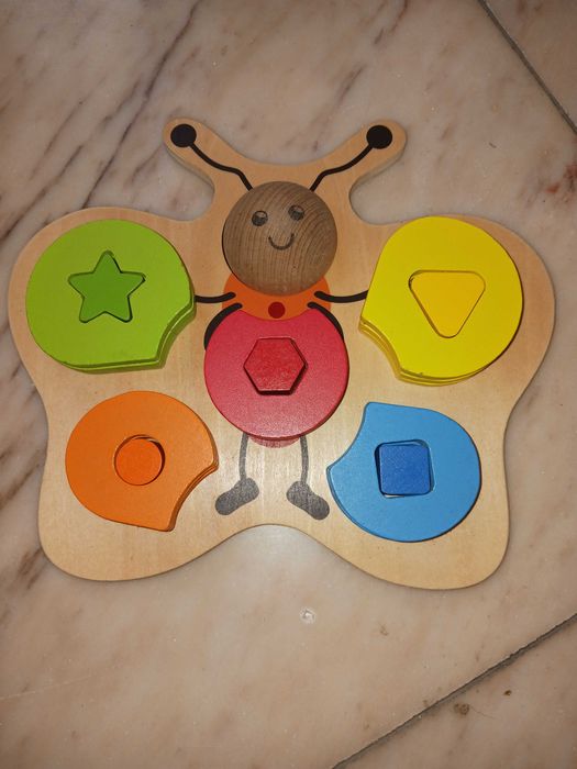 Brinquedo madeira borboleta436768594377451521