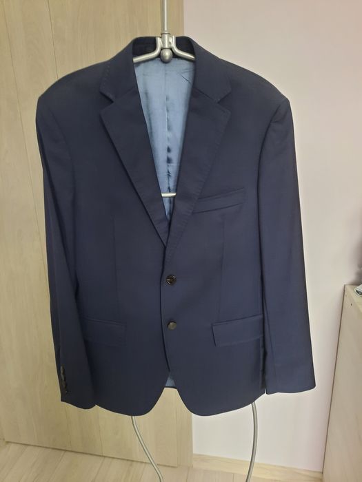 Granatowy męski garnitur ślubny Prochnik rozm. 50