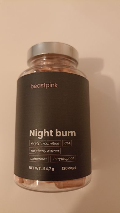 Night burn beastpink GymBeam 120+48 kapsułekk