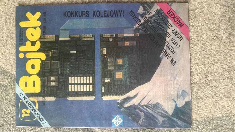 Czasopismo komputerowe BAJTEK nr 12 rok 1988