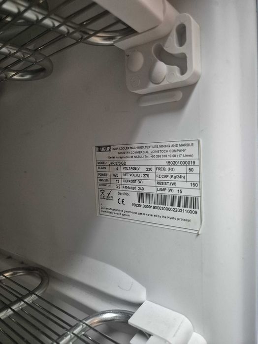 Vitrine congeladora vertical