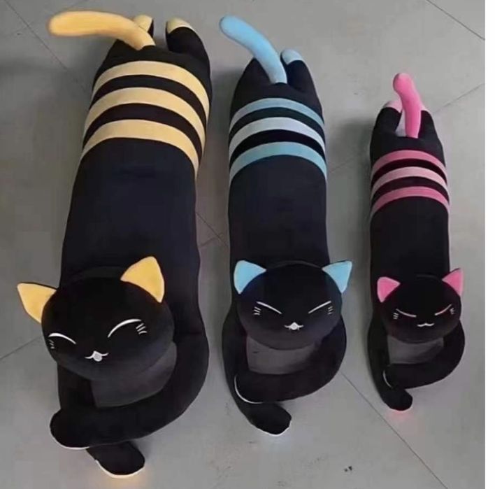 Подушка заяц,кот,мопс,Пикачу длинный 100 см под спину,живот, игрушка