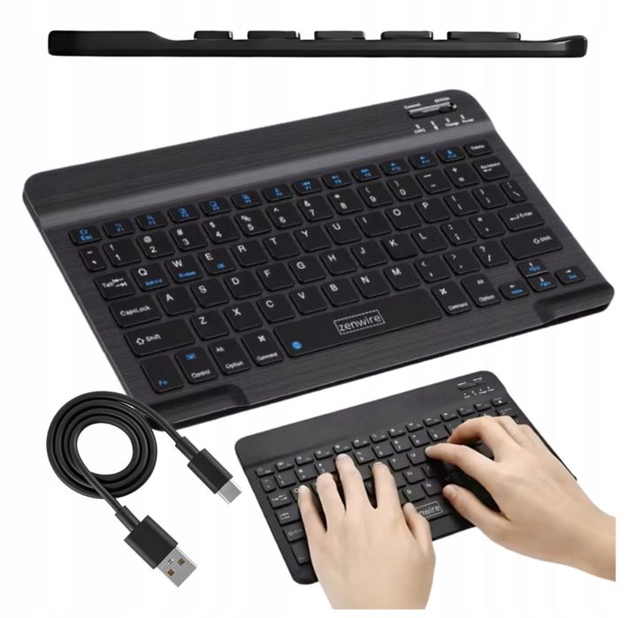 Klawiatura Mini Bezprzewodowa Bluetooth Przenośna Tablet Android IOS