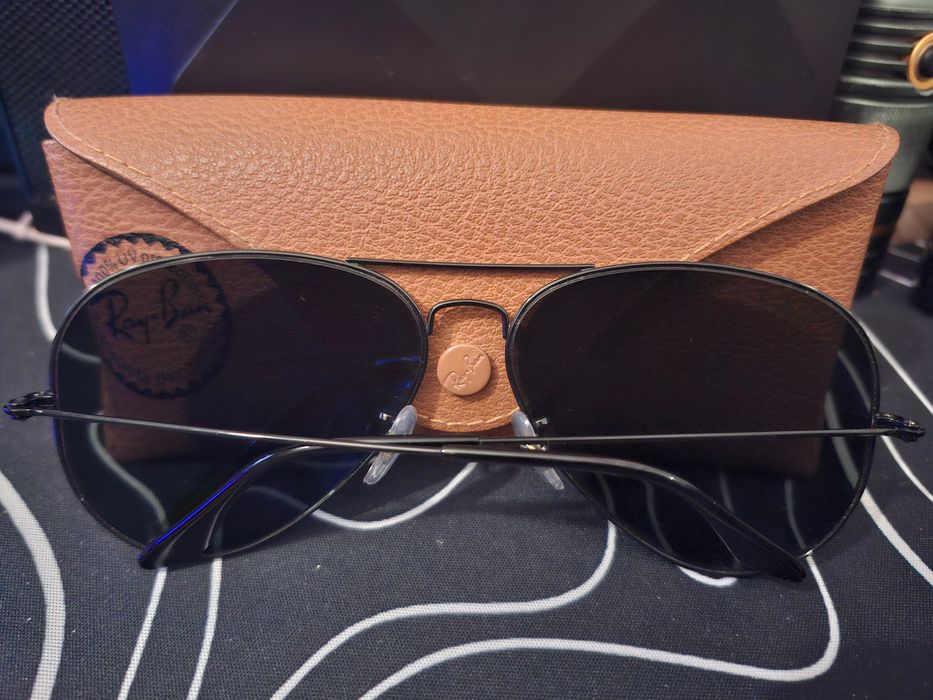 Óculos Ray-Ban Aviator, a versão Total Black Polarized