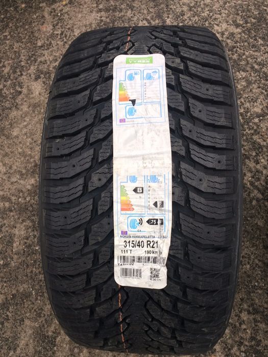 Нова зимова шина(резина) 315/40 R21 “NOKIAN” Hakkapeliitta 9 -1шт.