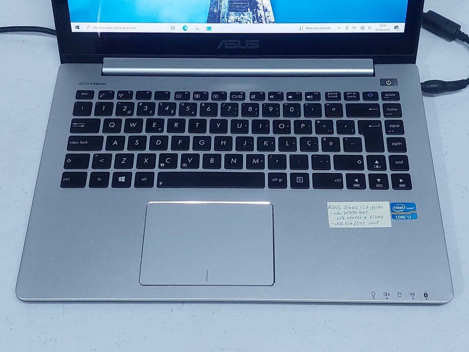 Asus i7 Touch 14" com defeitos
