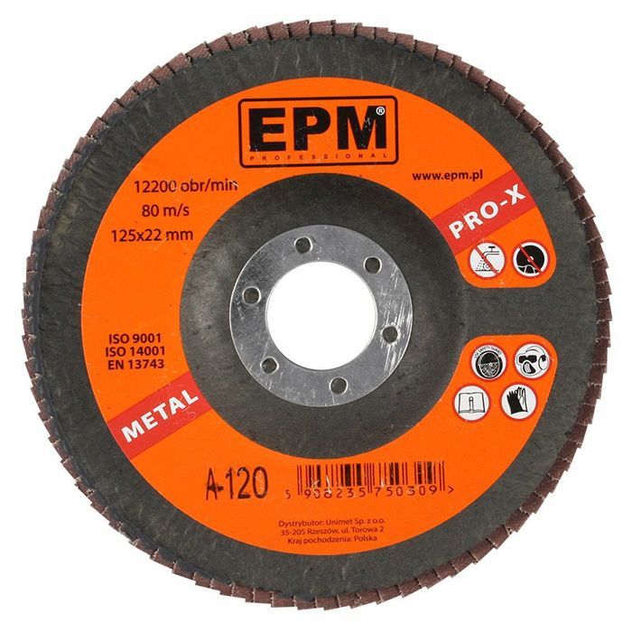 Lamelka Korundowa Epm Pro-X Granulacja 40 125Mm - EPM