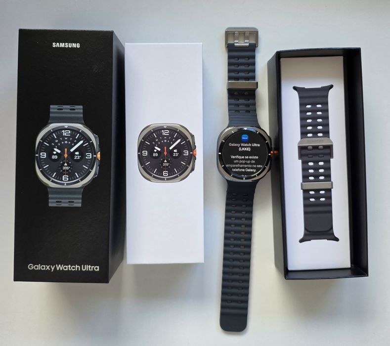 Samsung Galaxy Watch Ultra LTE – Titanium Silver | Garantia até 2028