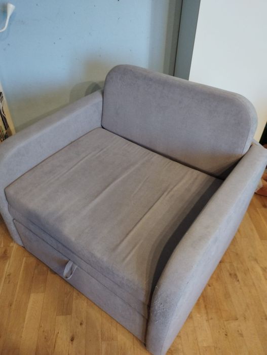Sofa 1-os. rozkładana z pufą w gratisie!