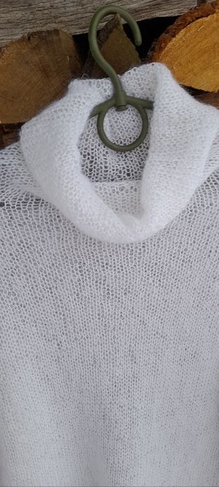 Кофта павутинка з коміром