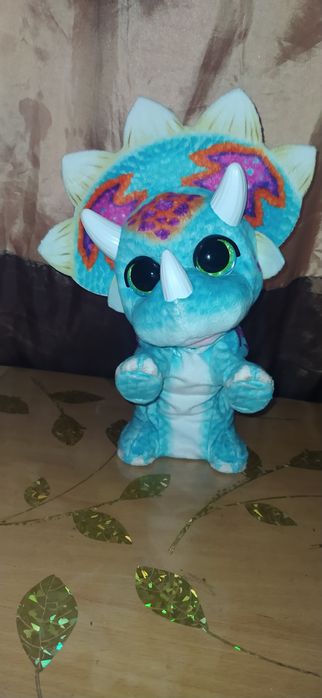 Интерактивный динозавр мылыш Топпер Fur Real Hoppin Topper Hasbro