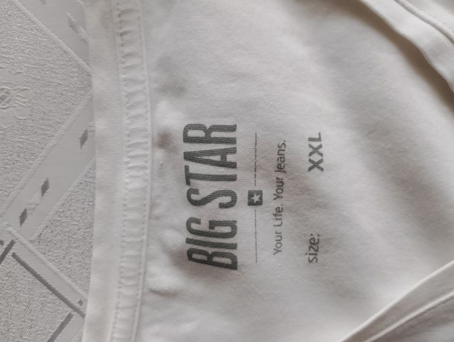 Koszulka męska big Star rozmiar XXL długość 71 szerokość 108
