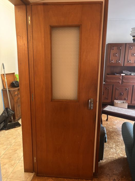 Porta interior com vidro