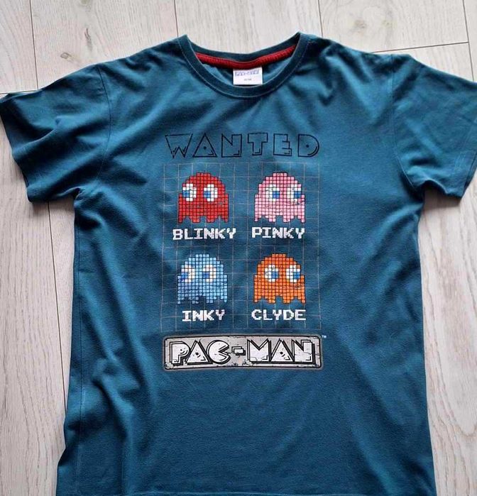 koszulka tshirt w kolorze morskim