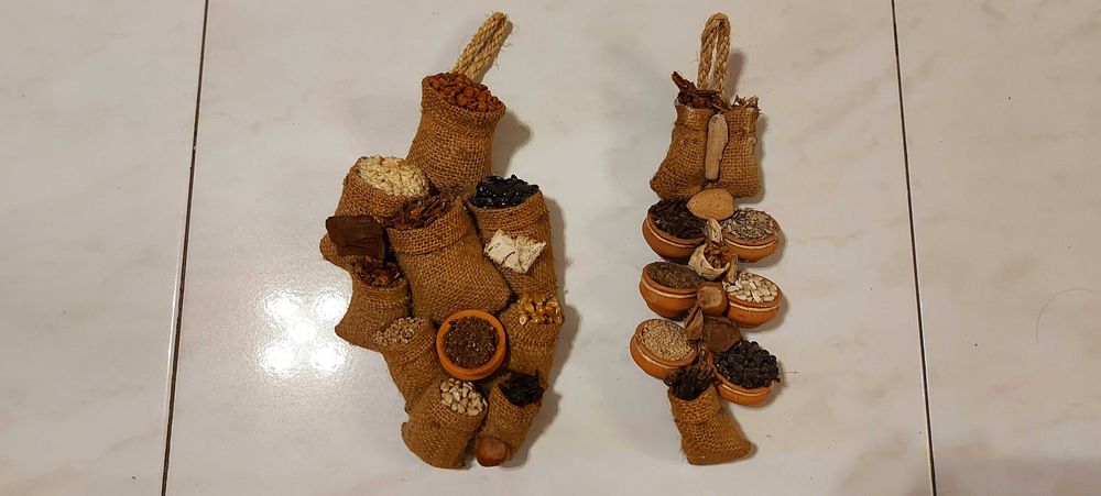 Decorações em juta