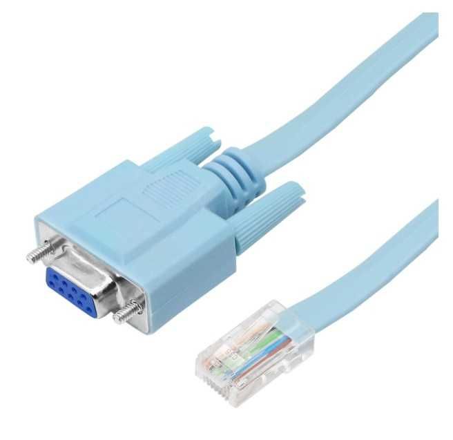 Kabel RJ45 na port szeregowy RS232 Cat5 1.5m szary CERRXIAN