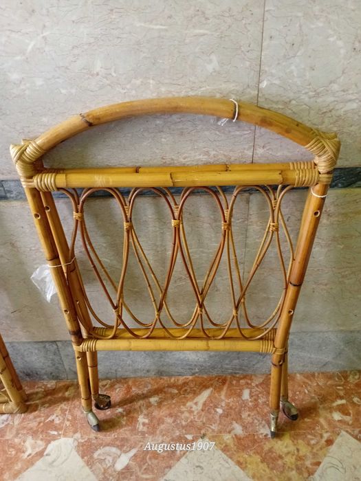Cama de Bamboo e pinho pra criança