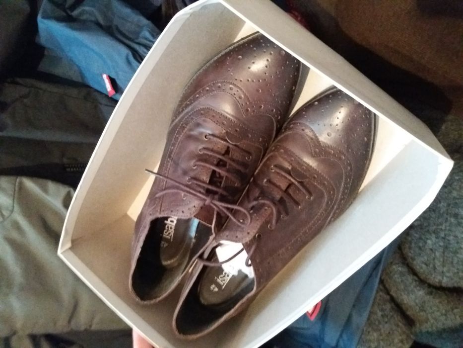 Туфли броги 39 40 оксфорди