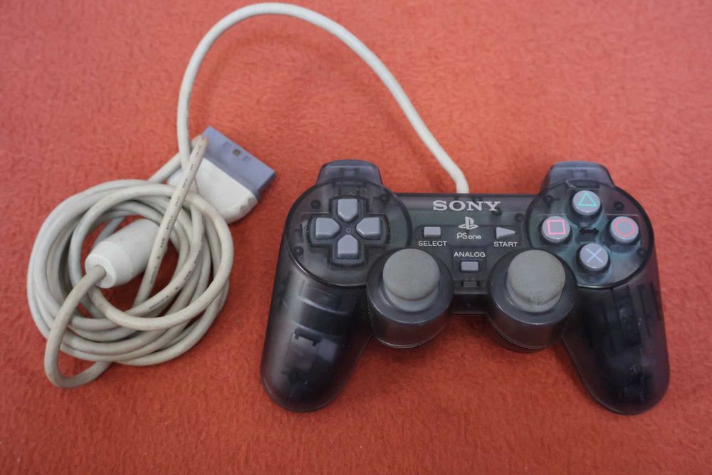 Pad Kontroler Sony do Ps1 Ps One Psx PAL Crystal grey SCPH-110 Ładny