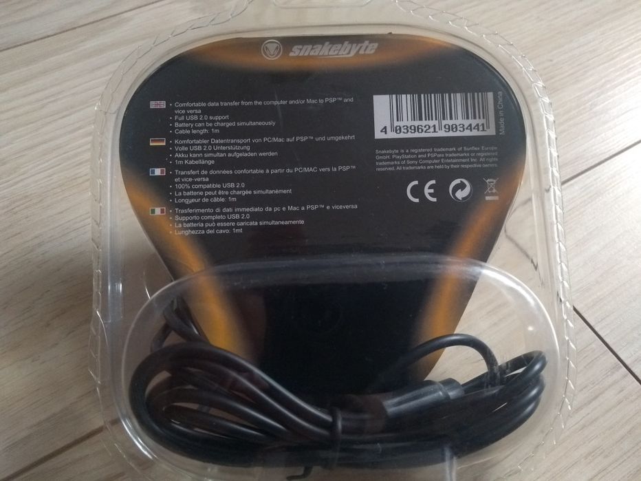 USB kabel 2w1, USB mini i zasilający, Play Station