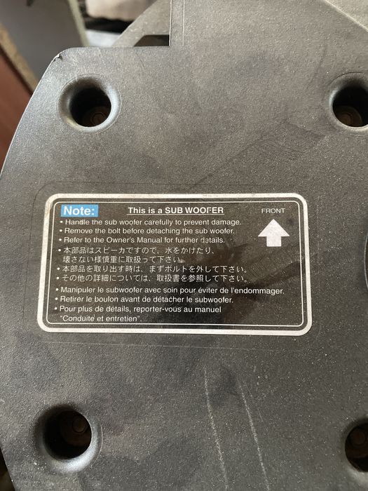 Subwoofer Mazda 6 GG