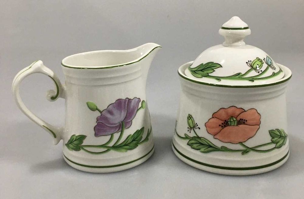 Serviço de chá ou café Villeroy Boch coleção AMAPOLA