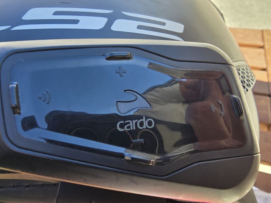 Capacete modelar LS2  usado tamanho M, com Intercomunicador  Freecom 1+
