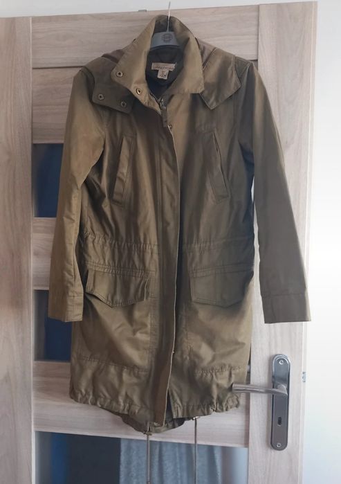 Kurtka płaszczyk Parka khaki H&M L.o.g.g