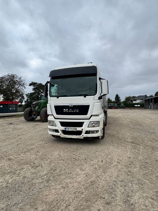 Man TGX 440 Mega hydraulika Manual Kempf naczepa 43m3 Scania, Volvo