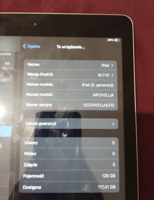 Apple ipad 5 generacja
