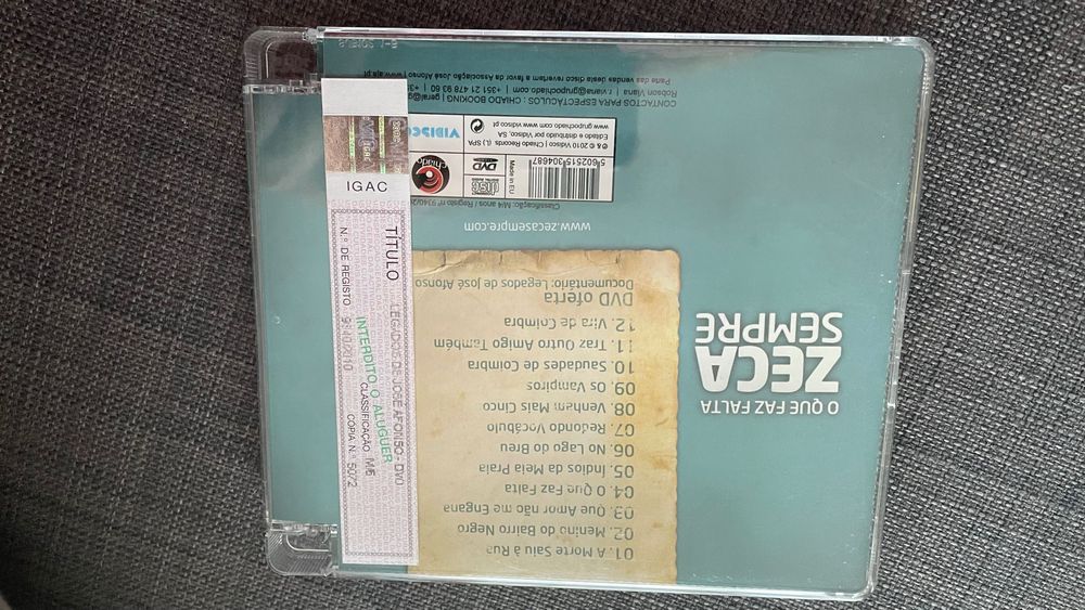 Zeca Sempre – What's Missing – CD + DVD64750805044354124