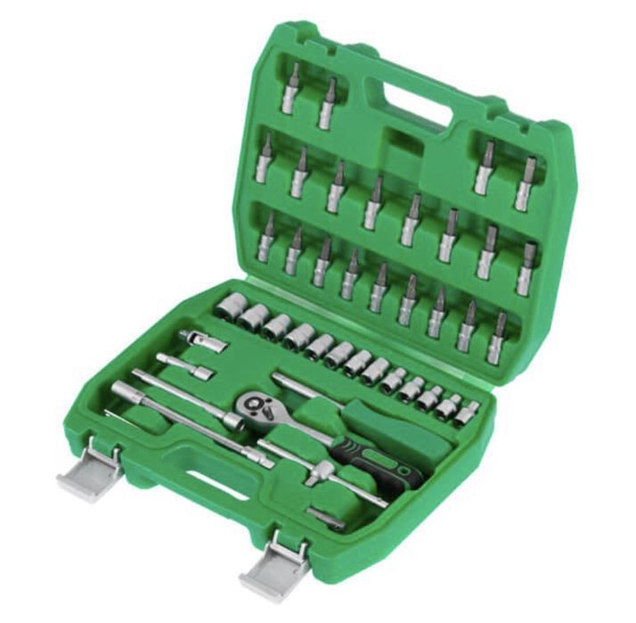 Набір інструментів, 46 од., 1/4" INTERTOOL