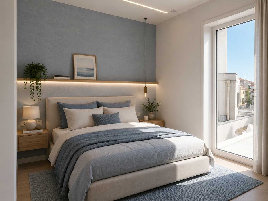 Anjos Living | T0 com Varanda na Beira Mar, Aveiro