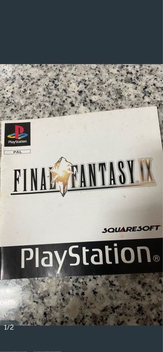 Manual jogo Ps1 Final Fantasy IX