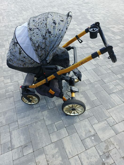 Wózek Adbor 3w1 czarno szary