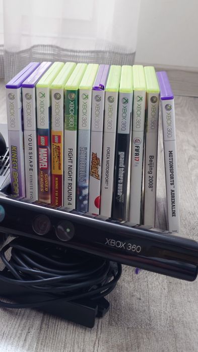 Xbox 360 Kinect 2xpad gry